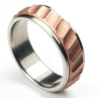 Titanium and Copper Ring