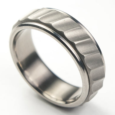 Titanium wedding ring