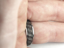 Load image into Gallery viewer, Titanium and Forged Copper Carbon Fiber Ring