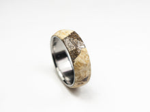 Load image into Gallery viewer, Titanium and burl ring