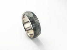 Load image into Gallery viewer, Forged carbon fiber ring with titanium