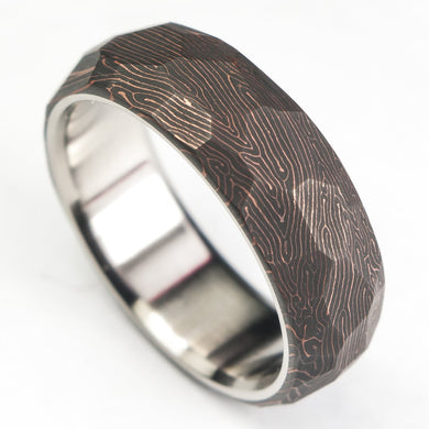 Space coral carbon fiber ring fatcarbon