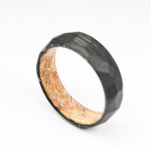 Load image into Gallery viewer, carbon fiber wood ring, cotodesign, carbon fiber ring, maple ring, stabilized wood ring